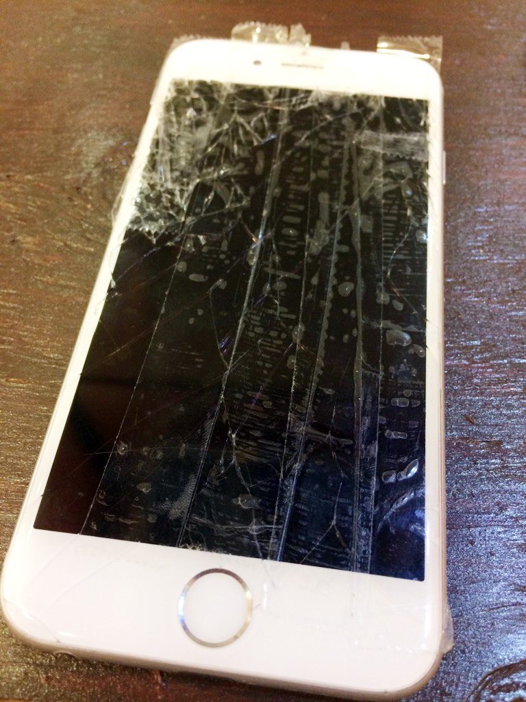 iphone6ガラス割れ